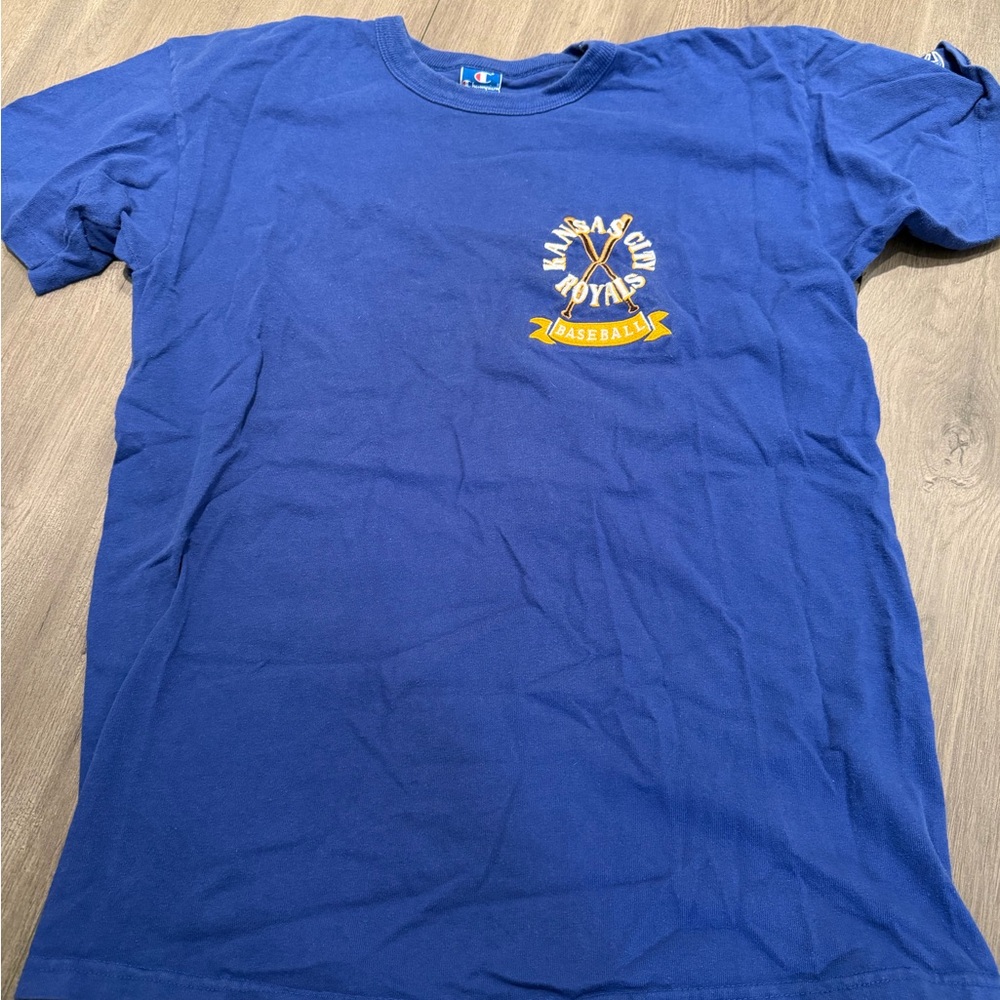 Champion Blue 'Royals Baseball' Short Sleeve Tee